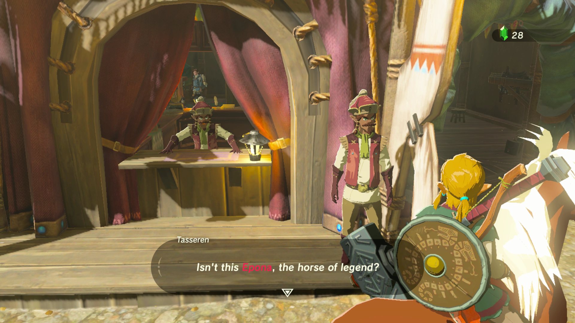 Zelda Breath of the Wild horses how to tame a horse, use stables and get Epona